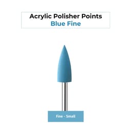 ET Dental Acrylic Polishers Point Blue Fine - Small (Pack of 1)