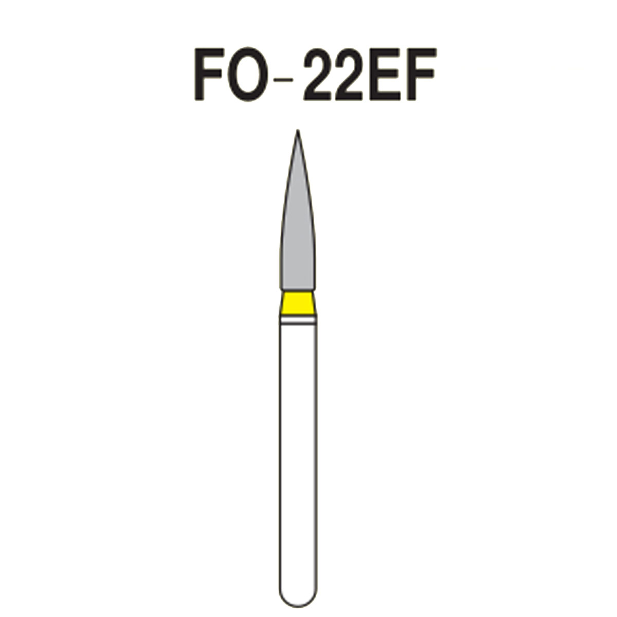 NewDiamond Flame Ogival Diamond Bur FO-22EF (Pack Of 3)