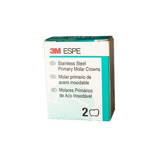 3M ESPE SS Primary Molar Crown DUR7 (Pack of 2)