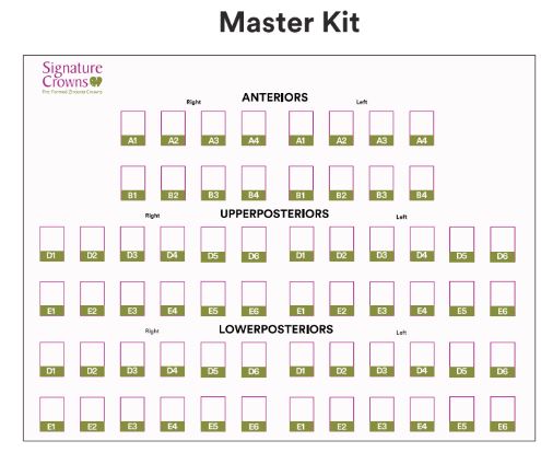 3M Paedodontic Zirconia Crowns Refills