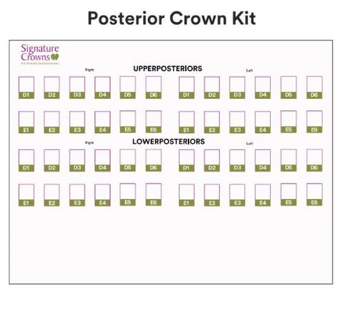 3M Paedodontic Zirconia Crowns Refills