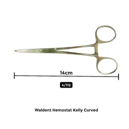 Waldent Hemostat Kelly Curved 14 cm (4/112)
