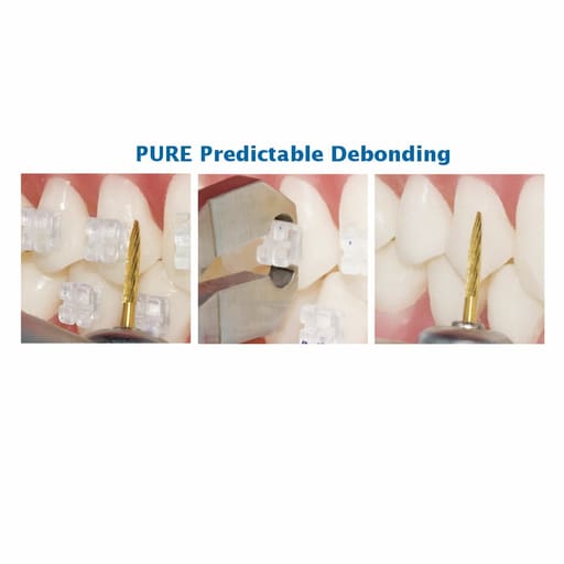 UU Ortho Mono Crystalline Sapphire Transparent Ceramic Brackets