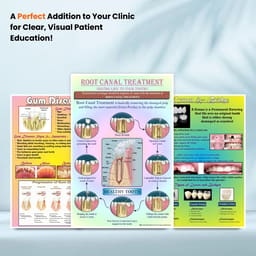 Unique Dents Dental Education Posters (DWP01) - Set Of 6  - 3