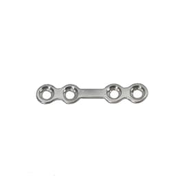 SK Surgicals SS Mini Bone Plates With Gap - 1.5mm (4 Holes) 105.400S (Pack of 2  )