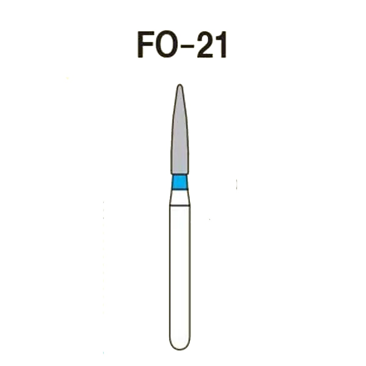 NewDiamond Flame Ogival Diamond Bur FO-21 (Pack Of 3)