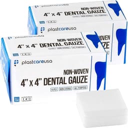 ET Dental Non-Woven Gauze 4"X4" -4ply (Pack of 200)