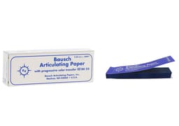 Bausch Dental Articulating Papers with Progressive Colour Transfer - 200µ Microns - 8