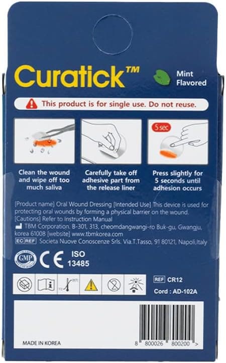 Curatick Oral Wound Dressing (Pack of 10)