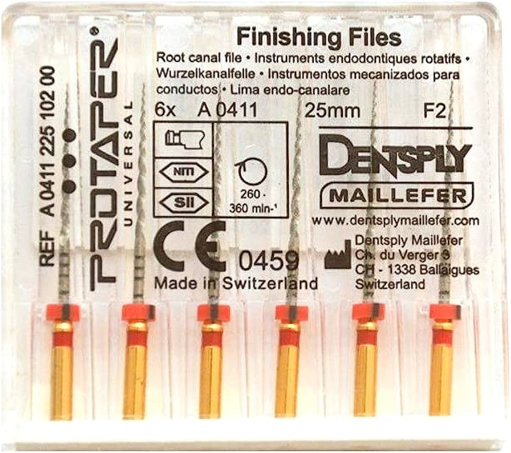 Dentsply Protaper Finishing File 2 (F2) 25Mm - Rotary Red