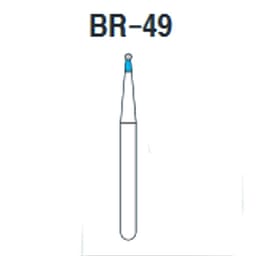 NewDiamond Ball Round Diamond Bur BR-49 (Pack Of 3)