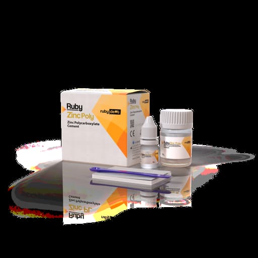 Rubydent Ruby Zinc Poly Zinc Polycarboxylate Cement