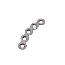 SK Surgicals SS Mini Bone Plates Orbital Continuous - 1.5mm (Pack of 2) - 3
