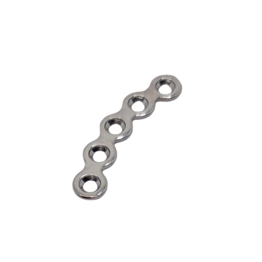 SK Surgicals SS Mini Bone Plates Orbital Continuous - 1.5mm (Pack of 2)