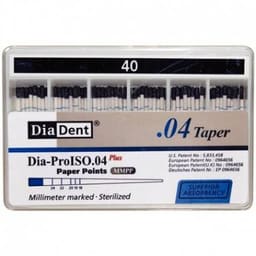 Diadent Paper Point Special Tapered - 4% # 40