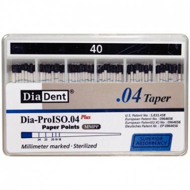 Diadent Paper Point Special Tapered 4%