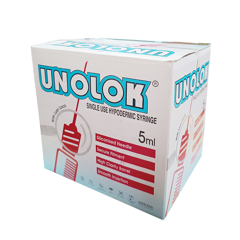 HMD Unolok Syringe 5ml | 26 Gauge | 1.5 Inch Needle