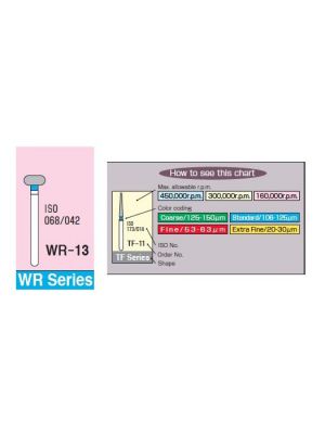 Mani Diamond Airotor Burs - Wheel Round Edge / Wr Series