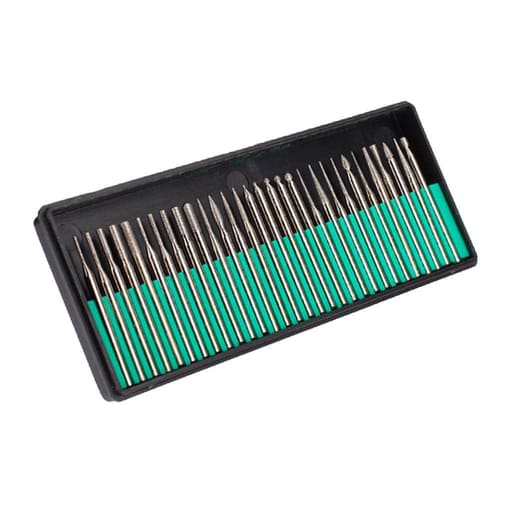 Jinguang Straight Handpiece Diamond Burs kit (30Pcs/Set)