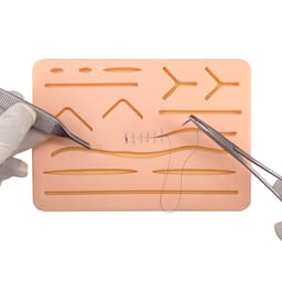 iDENTical Silicone Suture Practice Pad with 14 Pre-cuts - 3