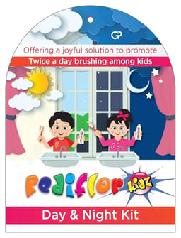 Group Pharma Pediflor Kidz Day & Night Kit With Buddy Toothbrush (Pack of 2) - 6