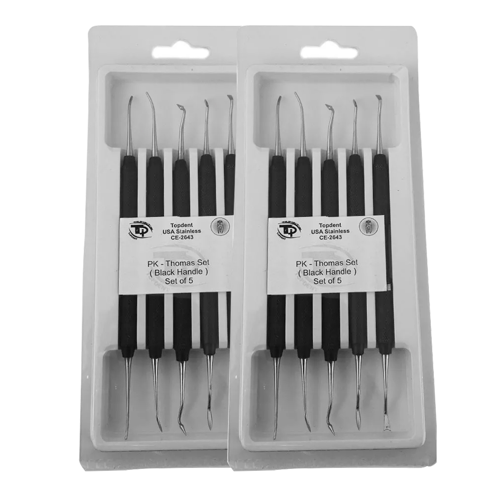 Top Dent Pk -Thomas Set of 5 (Black Handle)
