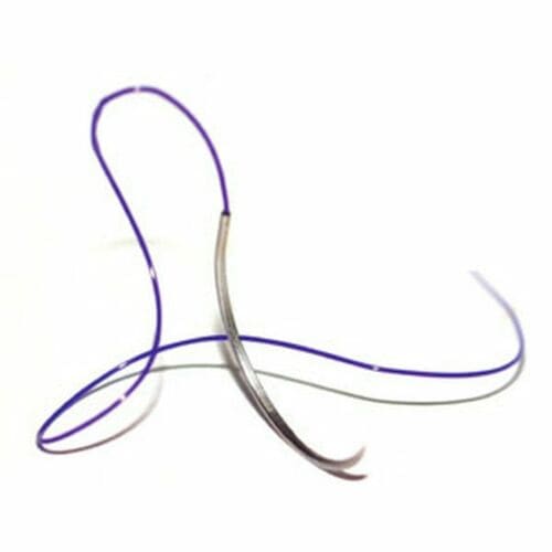 Lotus Solus 910 AM+ #0 Braided Taper Point Polyglactin - 910 Suture With Triclosan LAM2346-910 (Pack of 12)