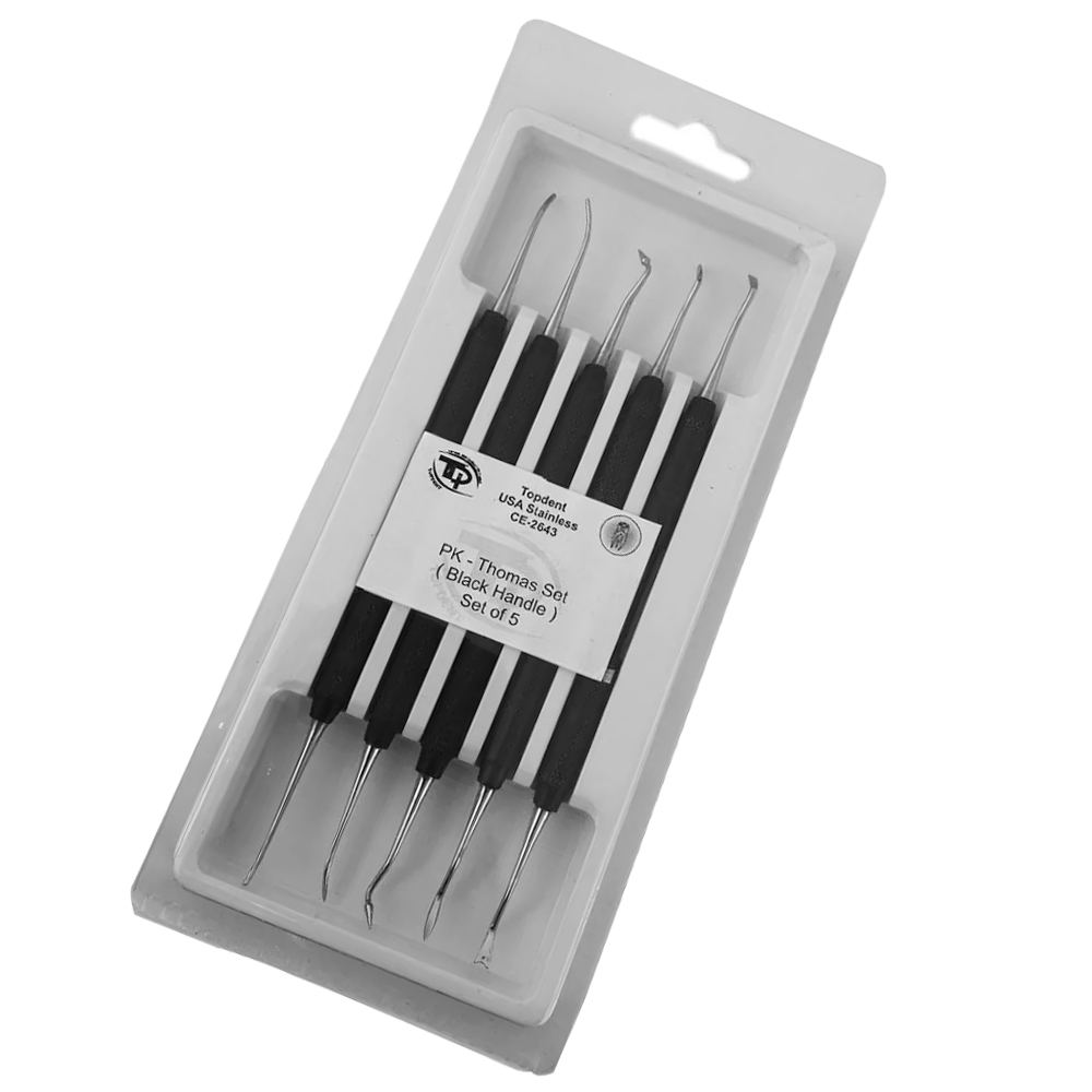 Top Dent Pk -Thomas Set of 5 (Black Handle)