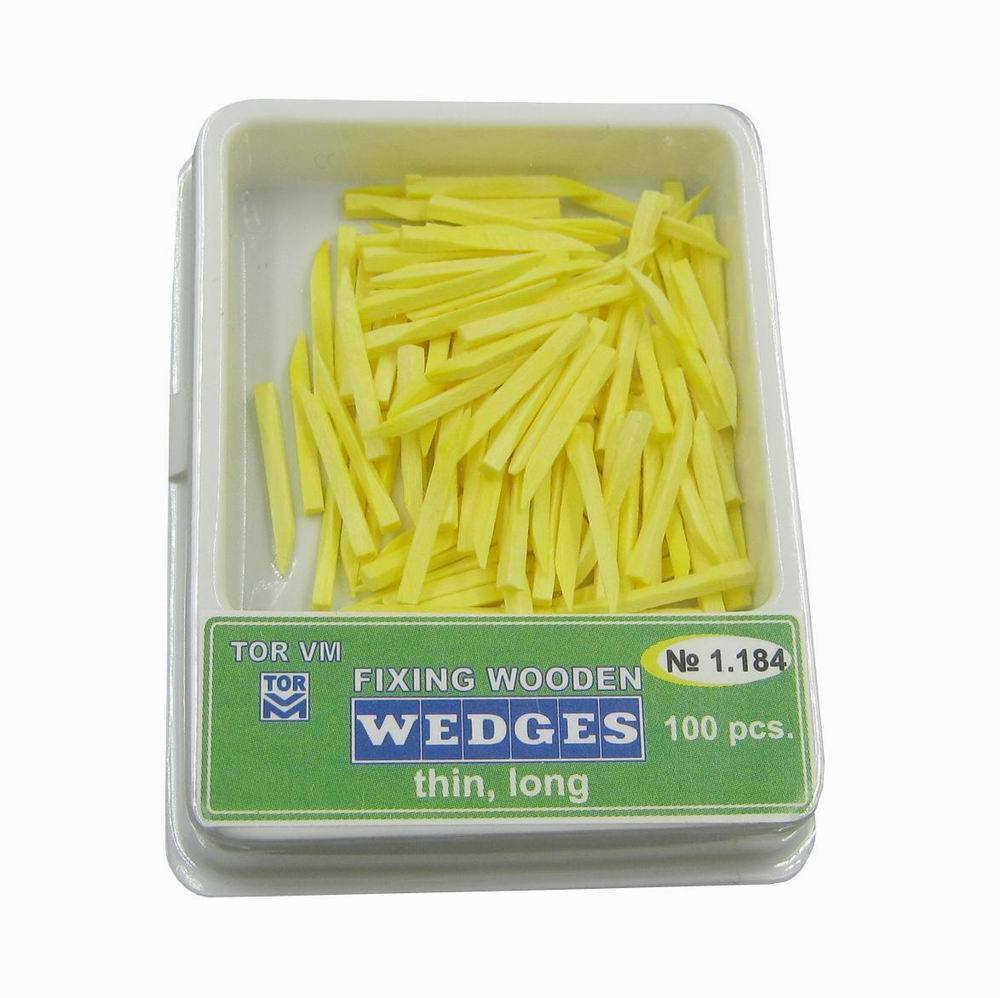 Tor Vm Wooden Wedges 100 pcs (Yellow) (1.184)