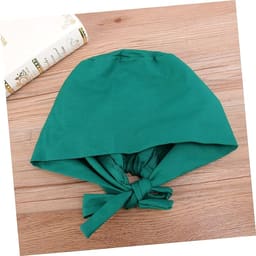 Surgical Green Cloth Surgeon Cap - 6