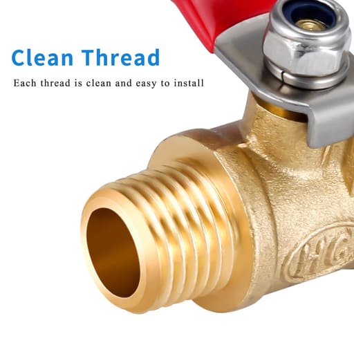 Dental Compressor Ball Valve