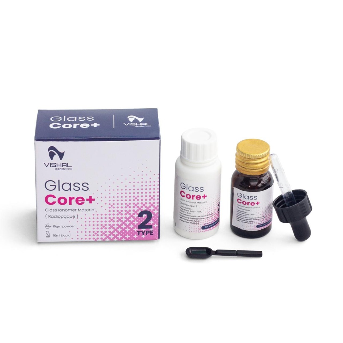 Vishal Dentocare Glass Core + Restorative GIC