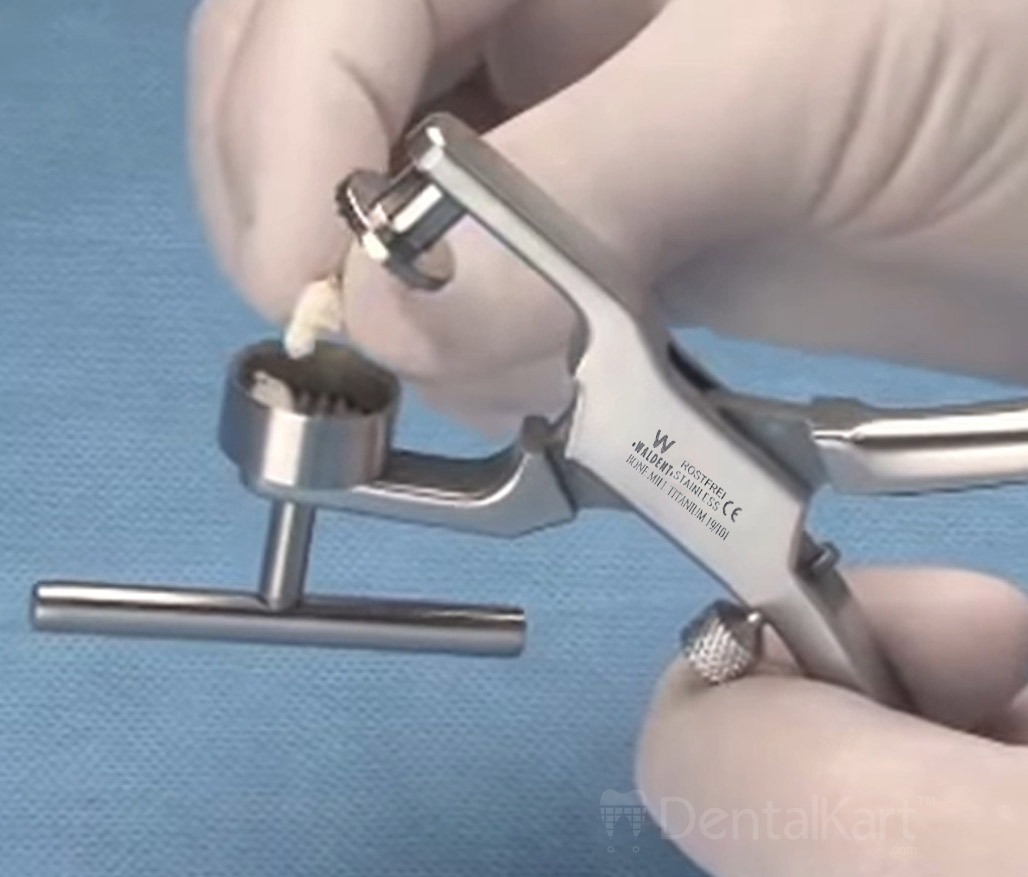 Waldent Bone Mill Pliers (Morselizer) Titanium Head 17cm (19/101)