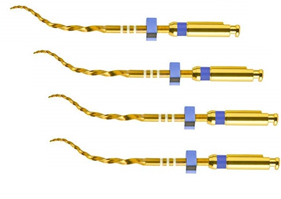 Woodpecker Endo Plus Heat Treated Gold Rotary Files