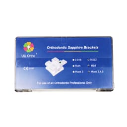 UU Ortho Mono Crystalline Sapphire Transparent Ceramic Brackets - 8