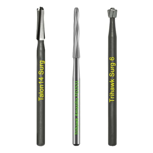 TriHawk Surgical FG Airotor Burs