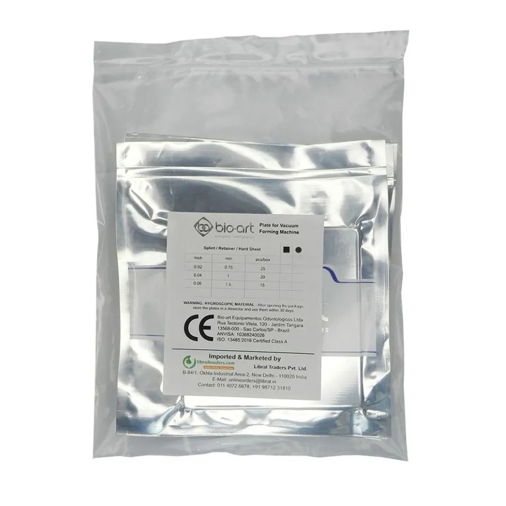 Bio-Art Hard Sheets Square 1.5 mm Pack Of 15