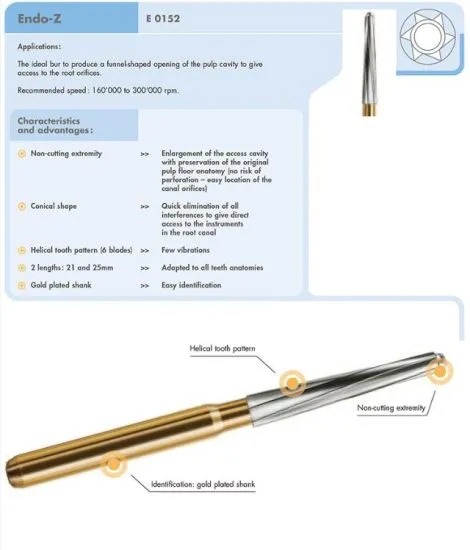 Dentsply Endo-Z Tungsten carbide Bur (5 pc)
