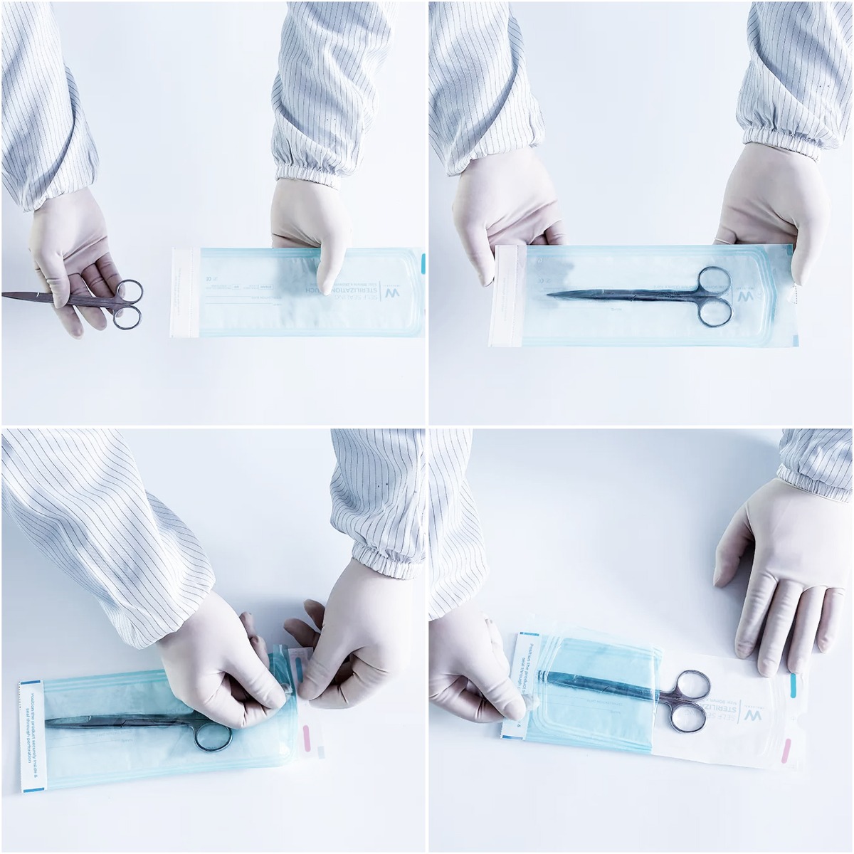 Waldent Self-Seal Sterilization Pouches