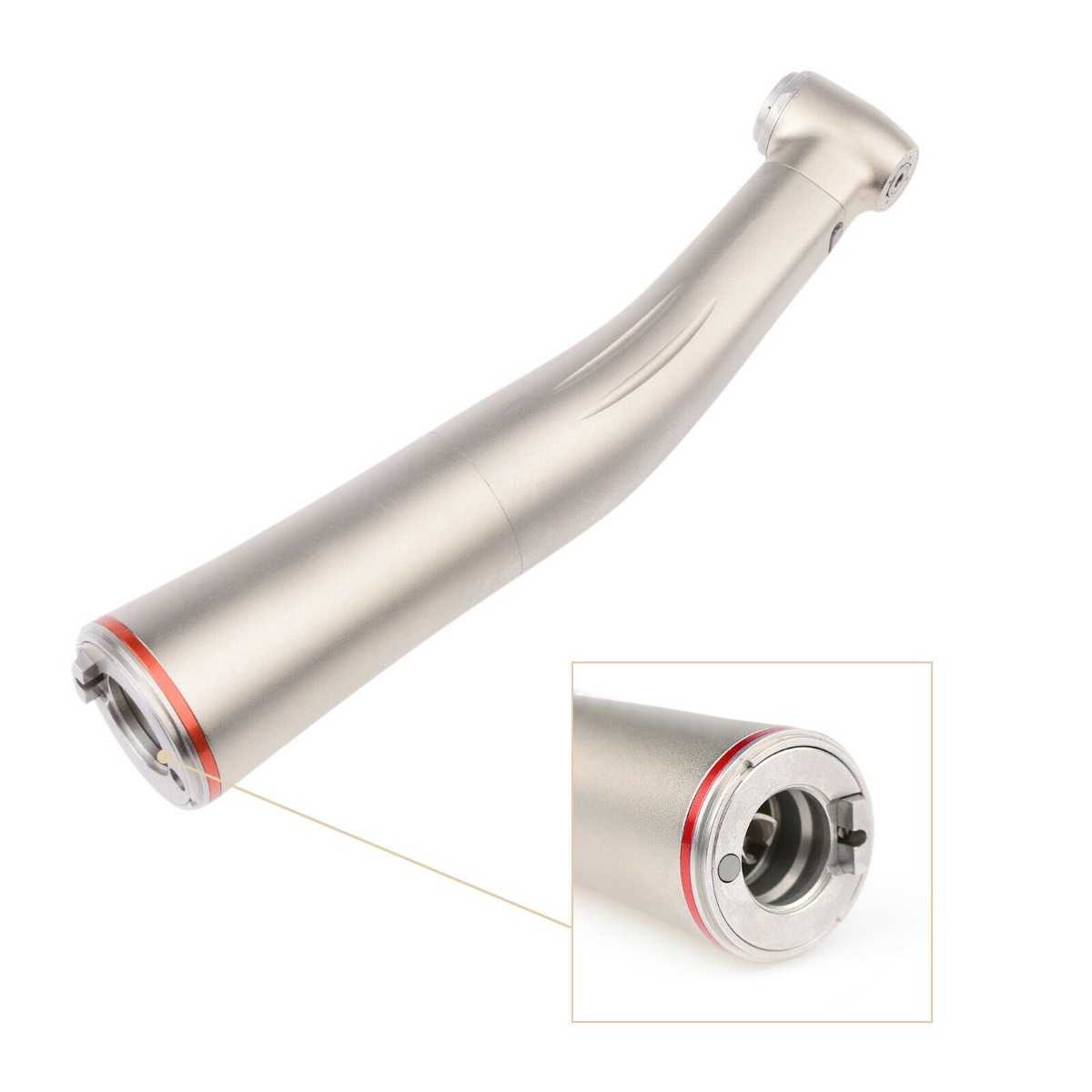 Waldent 1:5 Increasing Fiber-Optic Push-Button Contra Angle Handpiece (W-144)