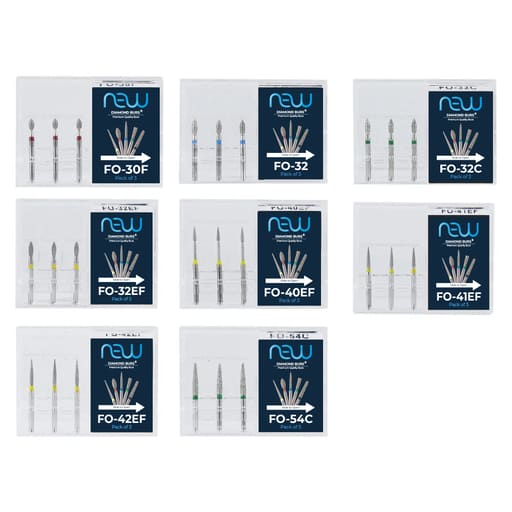 NewDiamond Flame Ogival Diamond Bur -FO (Pack Of 3)