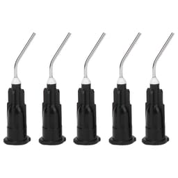 ET Dental Pre-Bent Tips 18 Gauge Black (Pack of 100)