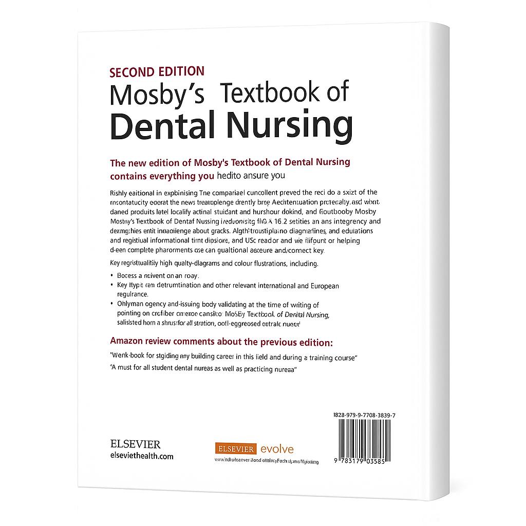 Mosbys Textbook Of Dental Nursing 2nd Edition (ISBN - 062377)