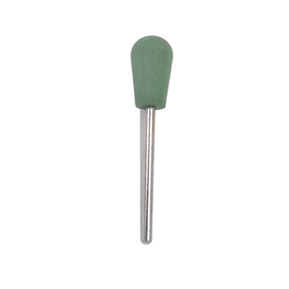 ET Dental Acrylic Polishers Pear Shaped Dark Green - Medium (Pack of 1)