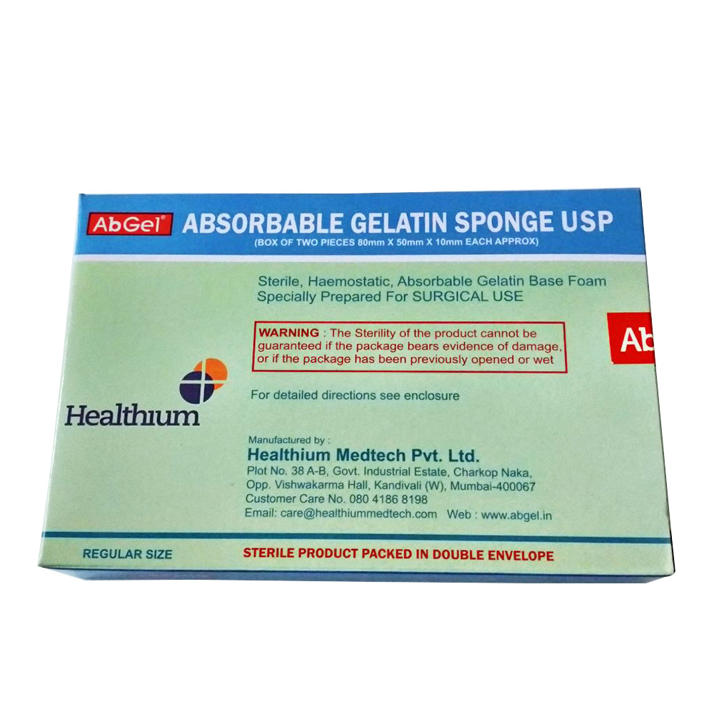 Abgel Sponge USP - Box Of Two Pieces (80mm X 50mm X 10mm)