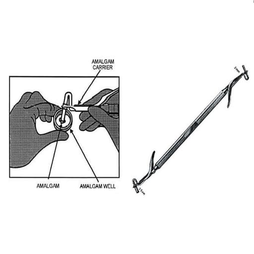 GDC Dental Amalgam Carrier Double Ended - Mini/Regular (AC5201)