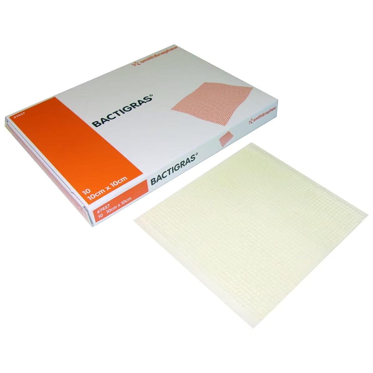 Bactigras - Chlorhexidine Gauze Dressing 10cm x 10cm