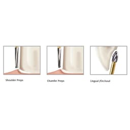 Prima Dental Predator Accu-Prep FG Bur (Pack of 5) - 5