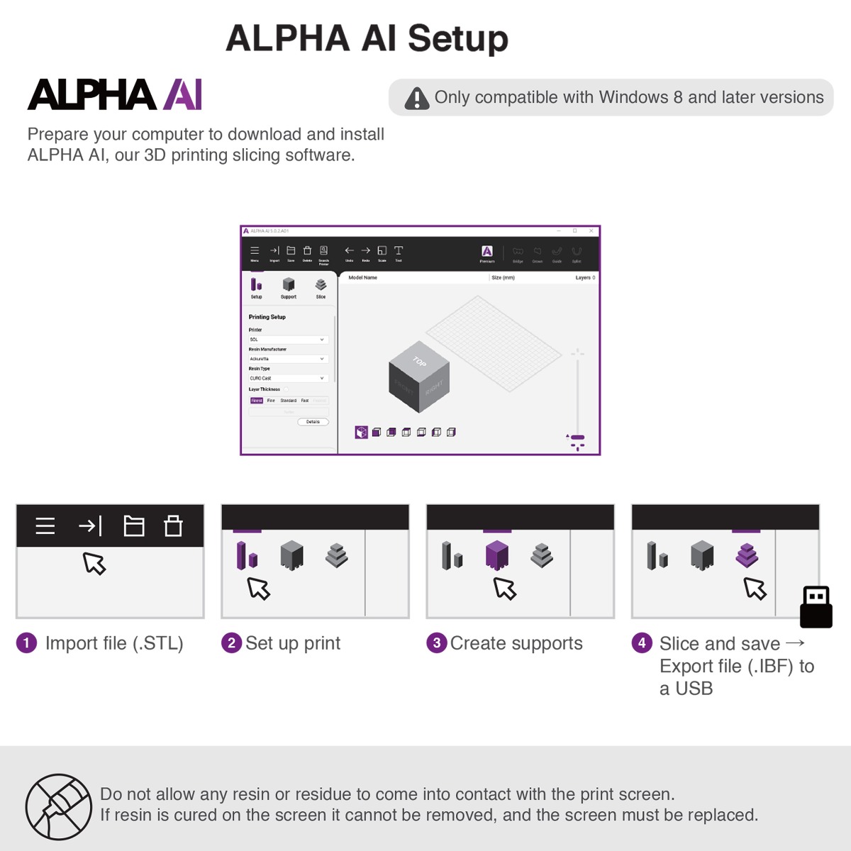 Ackuretta SOL-130 Dental 3D Printer