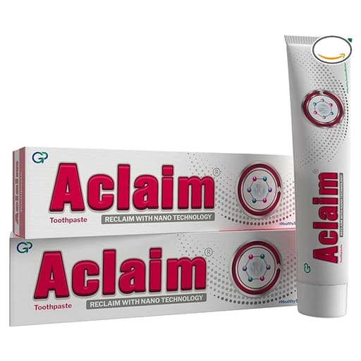 Group Pharma Aclaim Toothpaste With Nano Technology (Pack of 6)